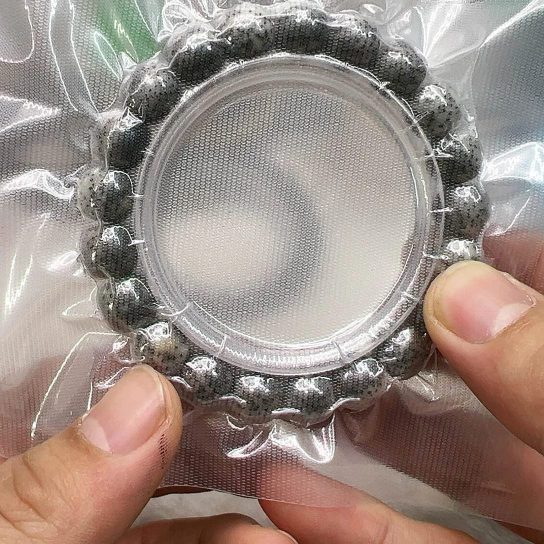 星月菩提手串24尽头黑冰嗷嗷爆透黑冰石玉星月菩提11