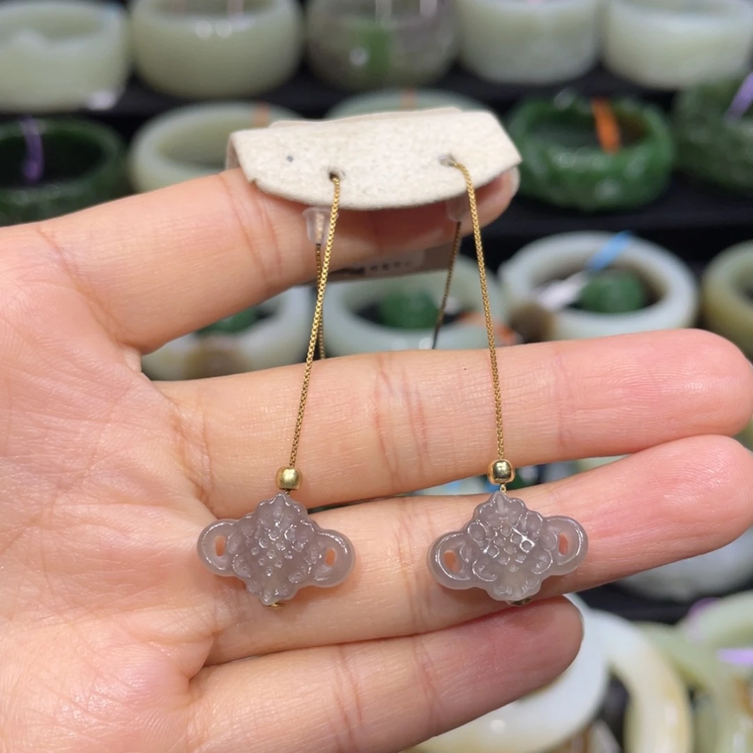 银S925镶嵌手镯和田玉