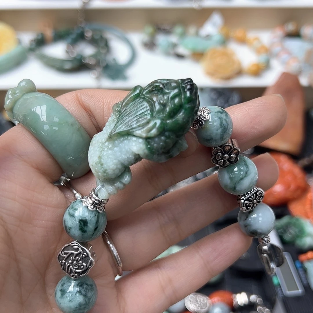 翡翠戒指未镶嵌c****o炸