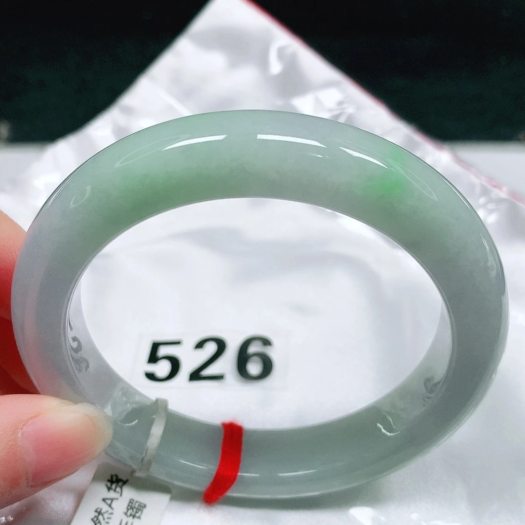 翡翠未镶嵌手镯45 号翡翠手镯 圈口60.8