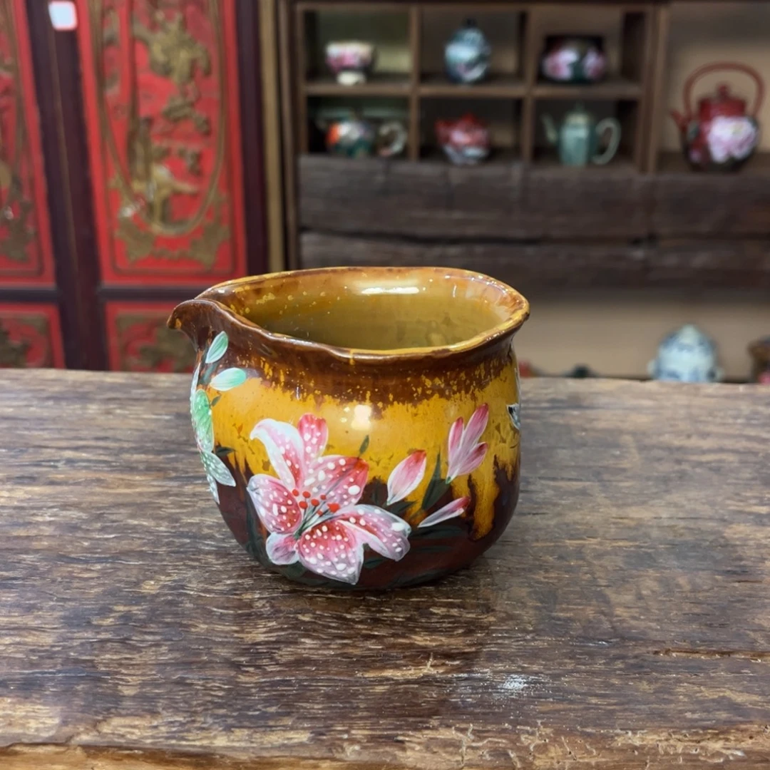柴烧手工手绘陶瓷