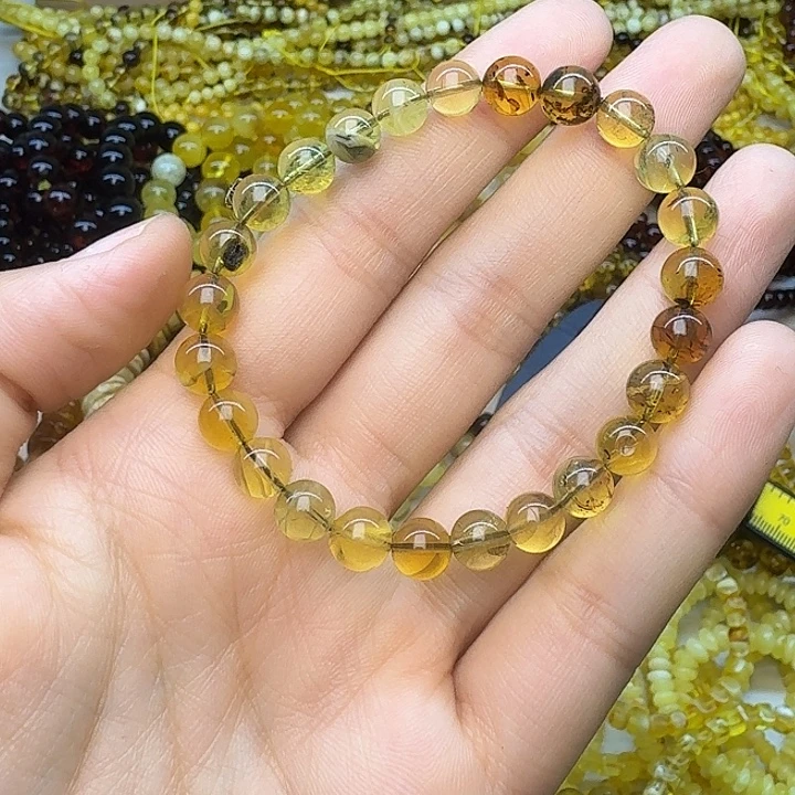 琥珀未镶嵌珠宝奇石