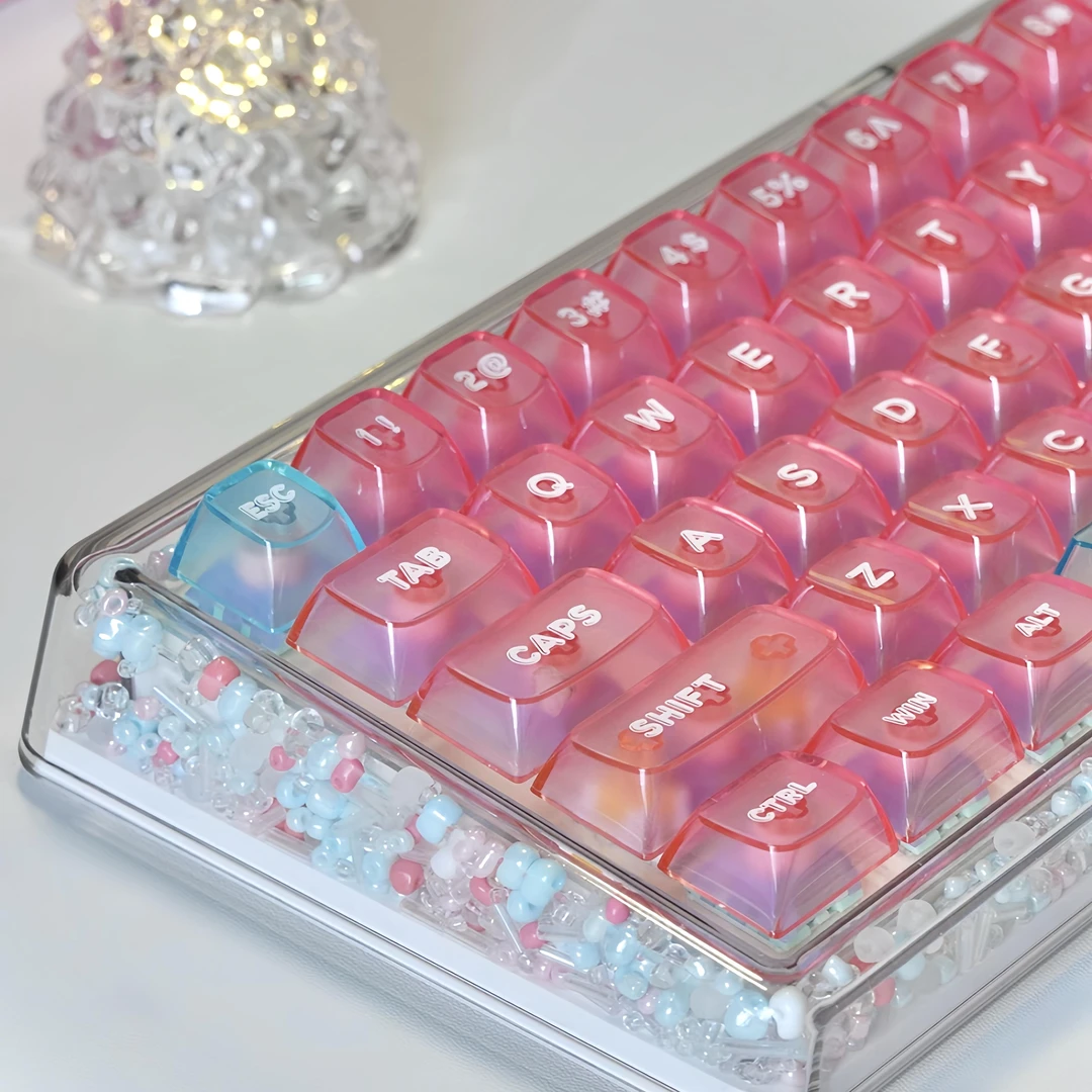 【雾透键帽】60/68键盘专用PC材质高透色彩Ainbell个性化定制