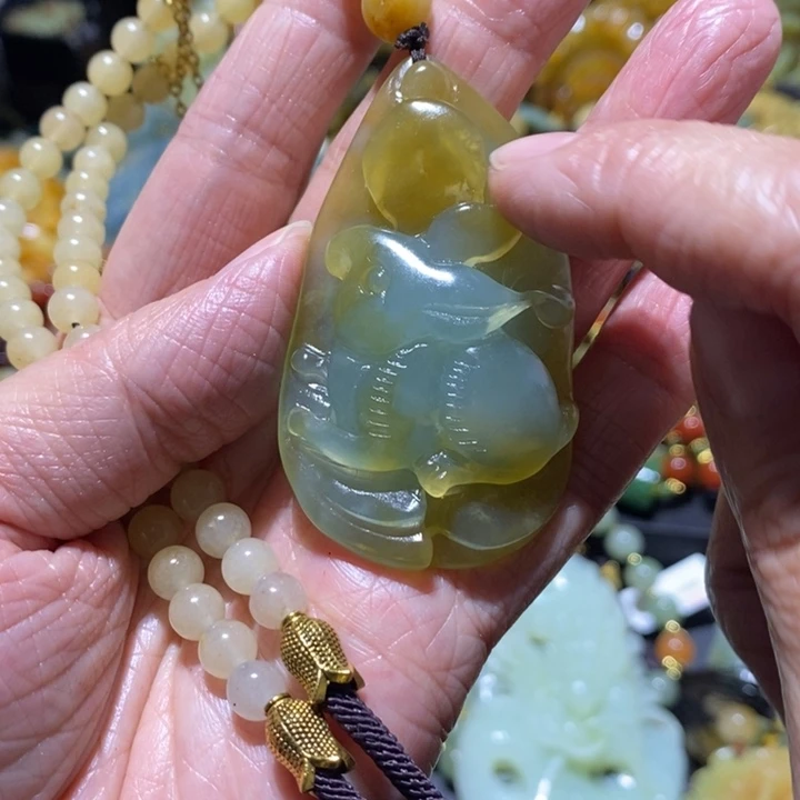 岫玉岫玉吊坠未镶嵌