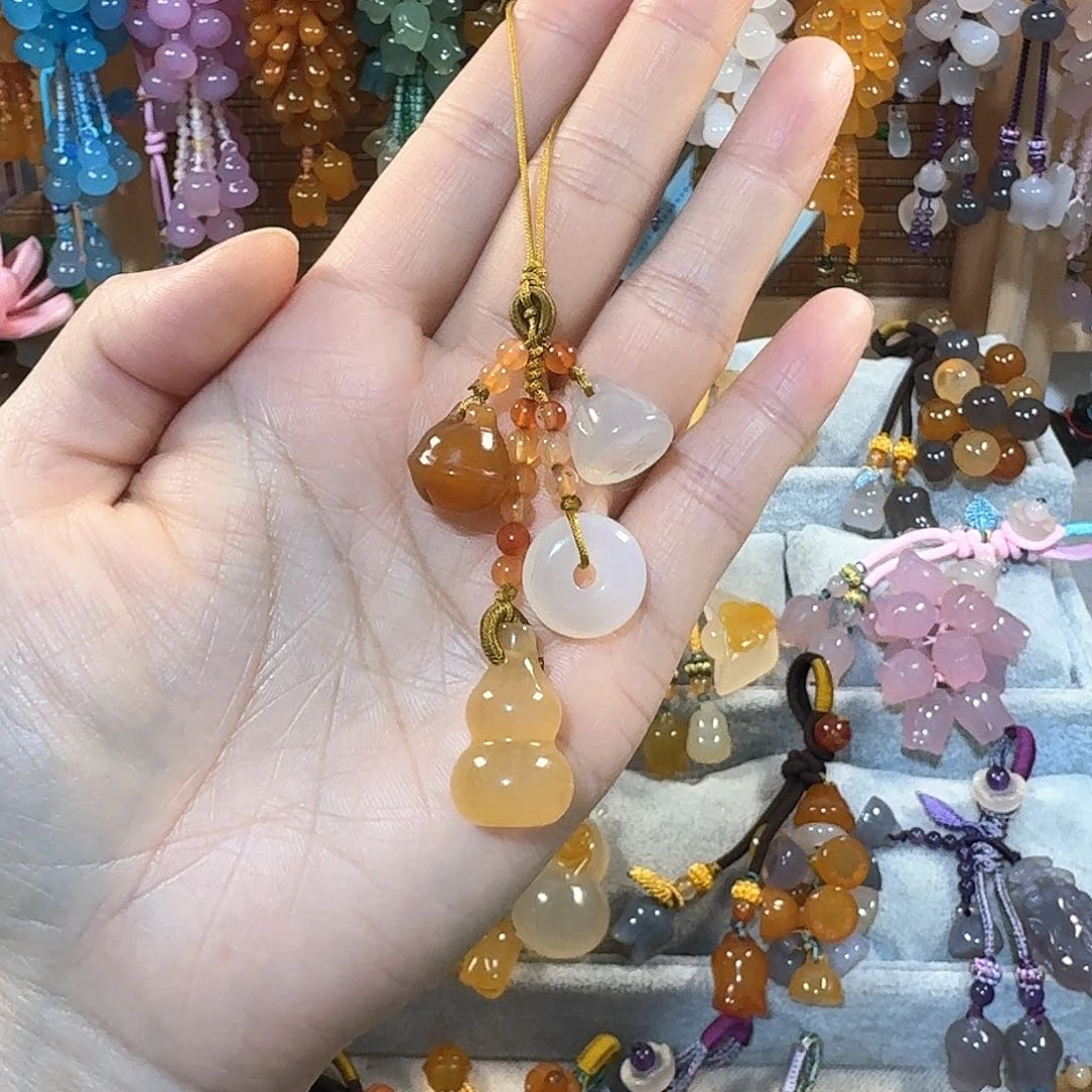 玛瑙/玉髓挂件福利款未镶嵌