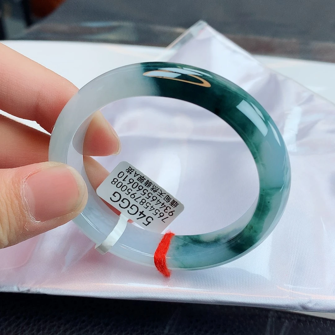 翡翠手镯未镶嵌天然缅甸翡翠A货手镯