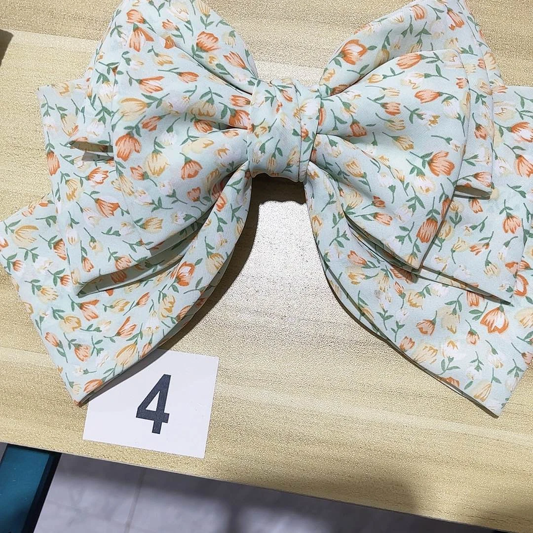 皮质铁合金蝴蝶结发夹