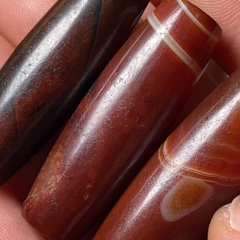 用***7玛瑙/玉髓未镶嵌藏传小元素配饰饰品