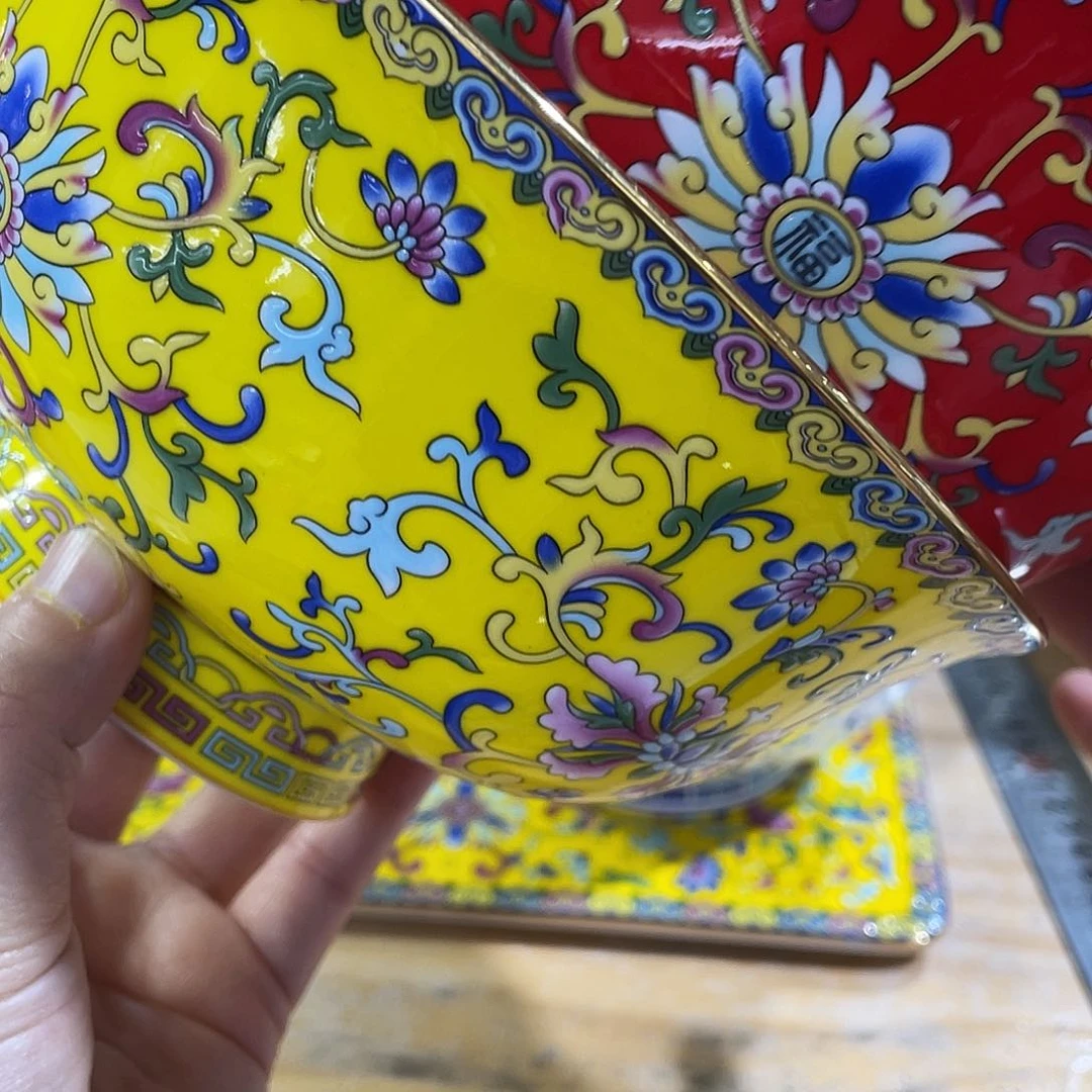 珐琅景德镇陶瓷瓷碗