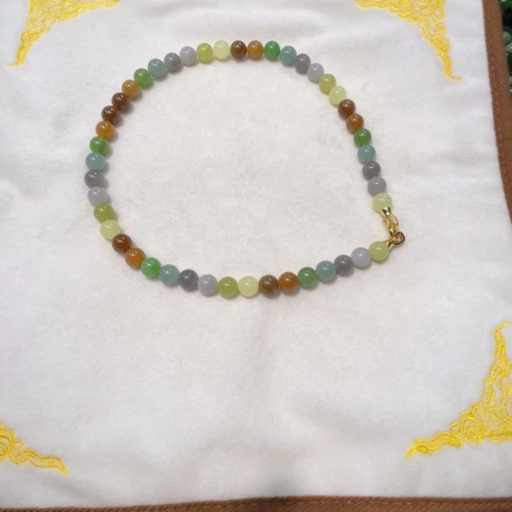 和田玉未镶嵌手串卡10多宝项链