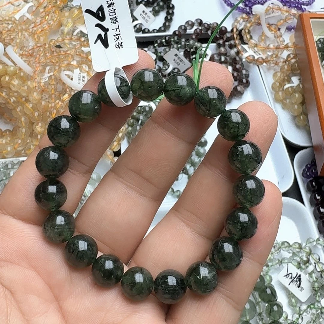 无***s发晶手链未镶嵌绿发10