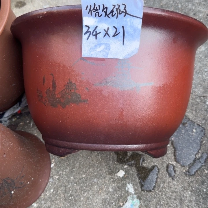 紫砂花盆特价清仓