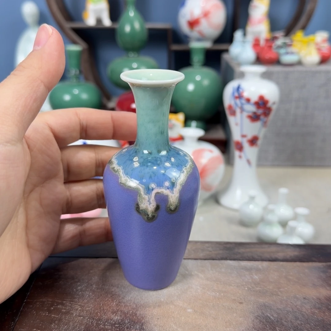 陶瓷手工小花器摆件