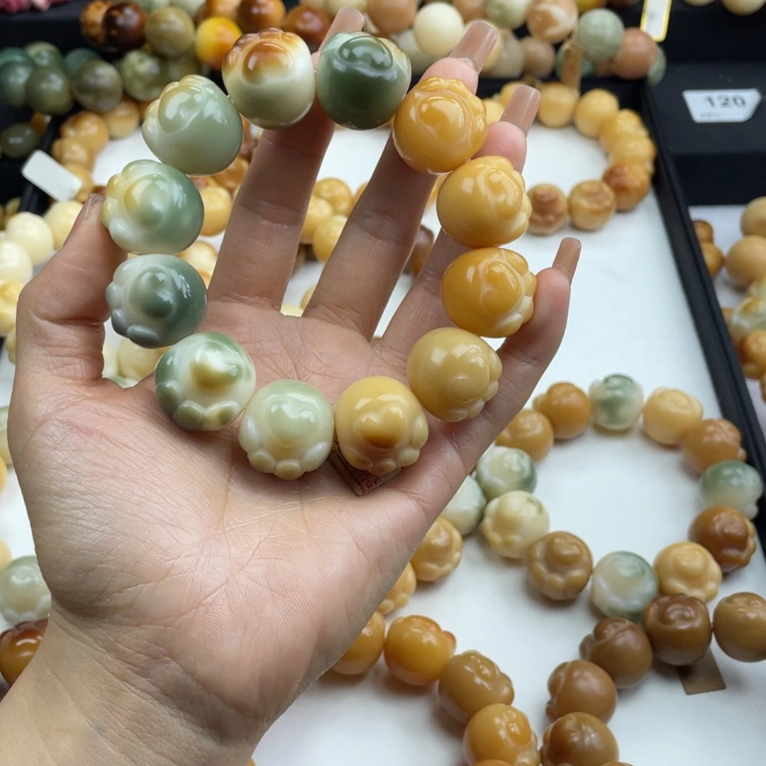 白玉菩提手串近全品22