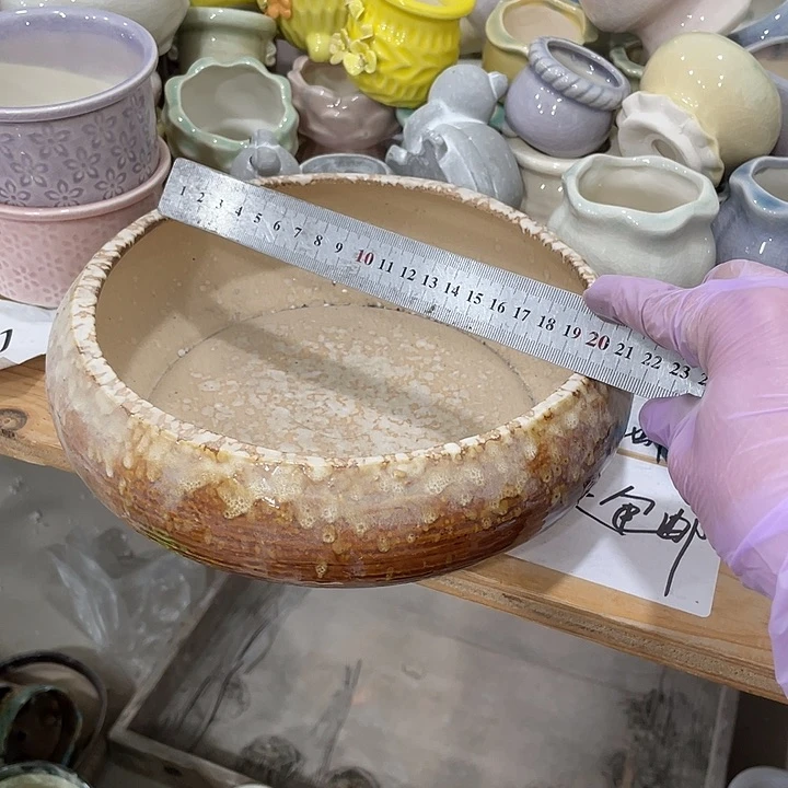 红陶陶瓷花盆凑12米包邮