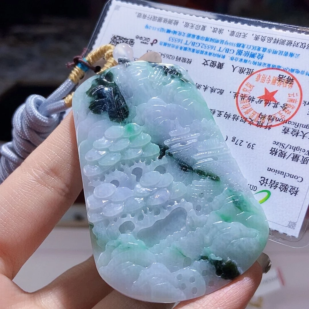 颈饰未镶嵌翡翠翡翠