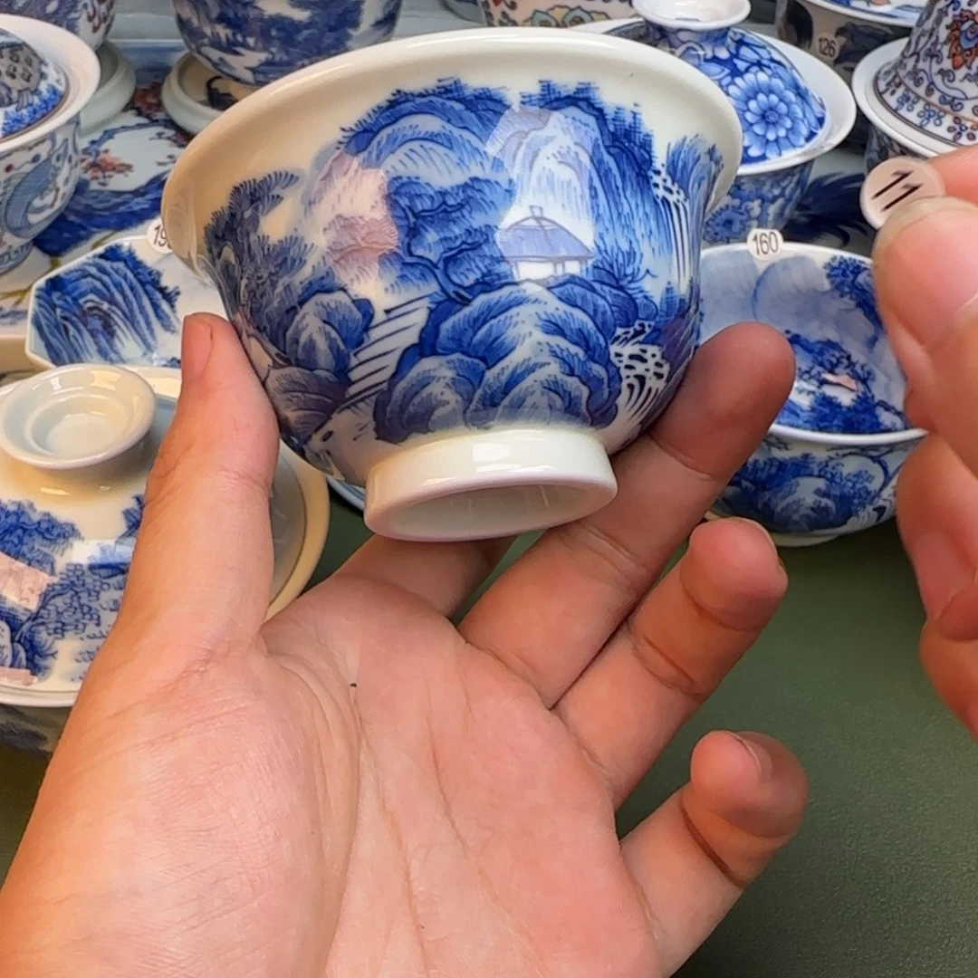 彦祖纯手工手绘茶具116
