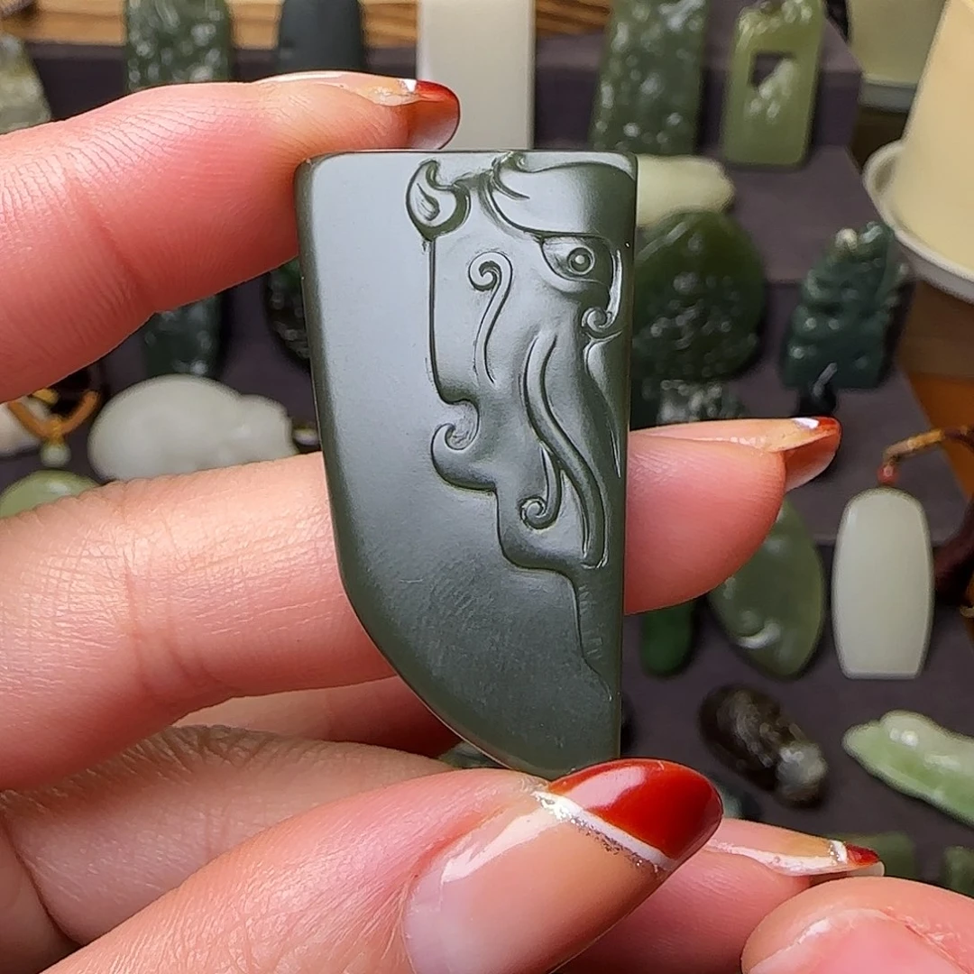 和田玉笔搁未镶嵌