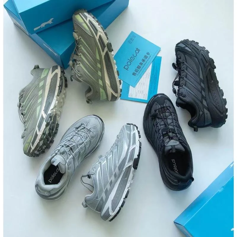 复古跑步休闲鞋  户外拉扣 越野跑鞋