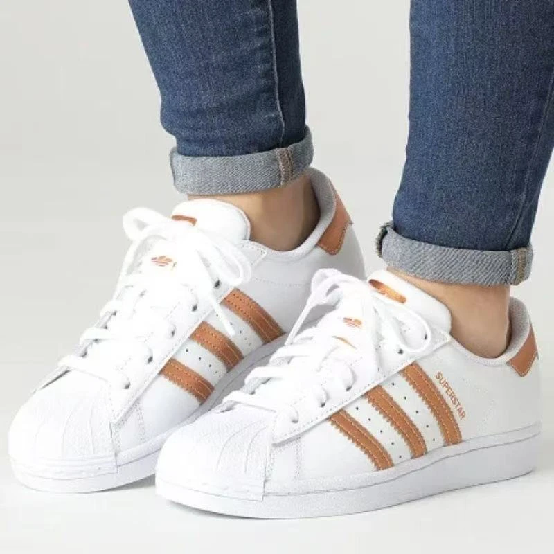 (直播断码专属)Adidas阿迪达斯正品 三叶草女子经典运动鞋 FX7484