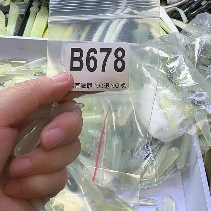 水***雪蛇纹石玉合金发饰