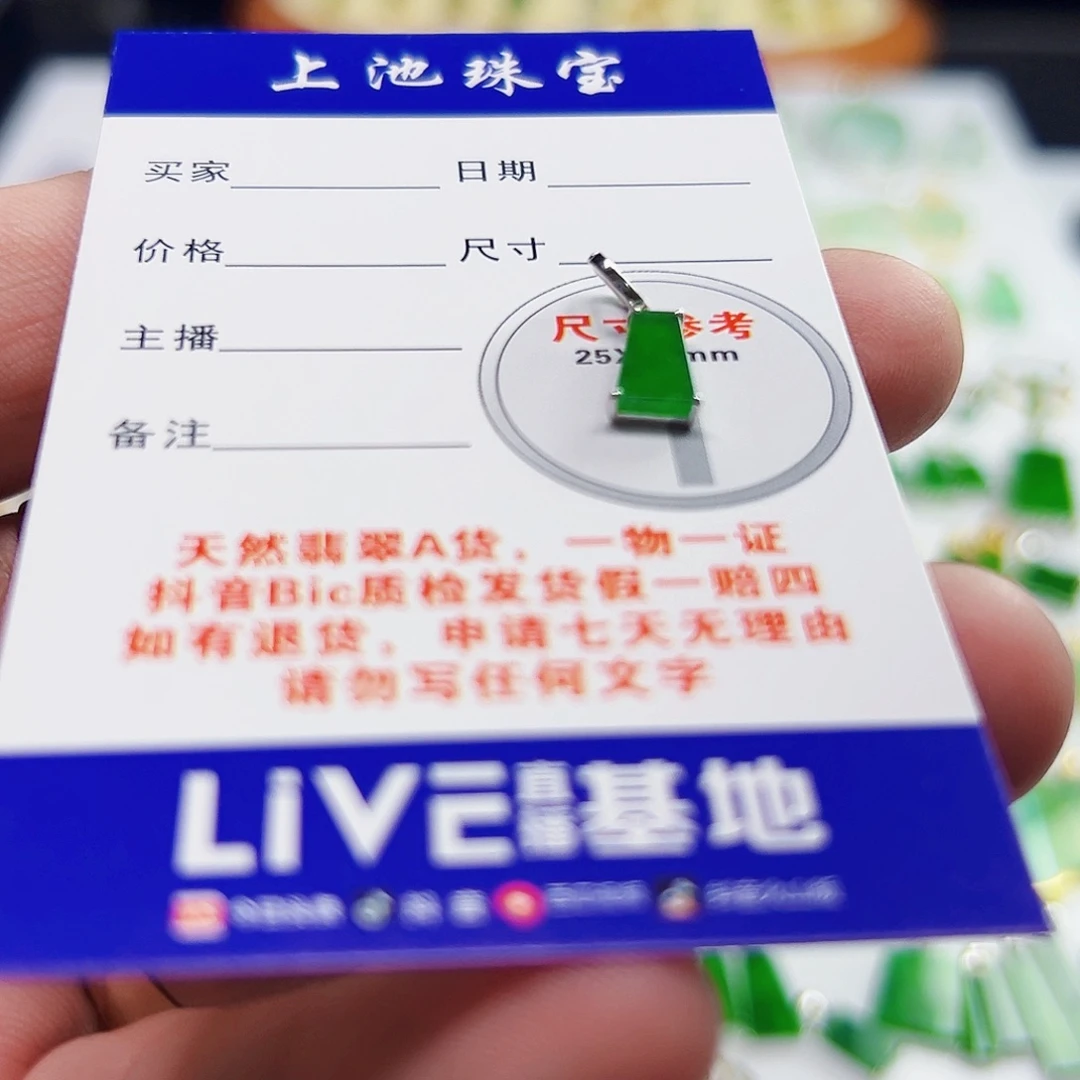 颈饰18K金镶嵌翡翠翡翠