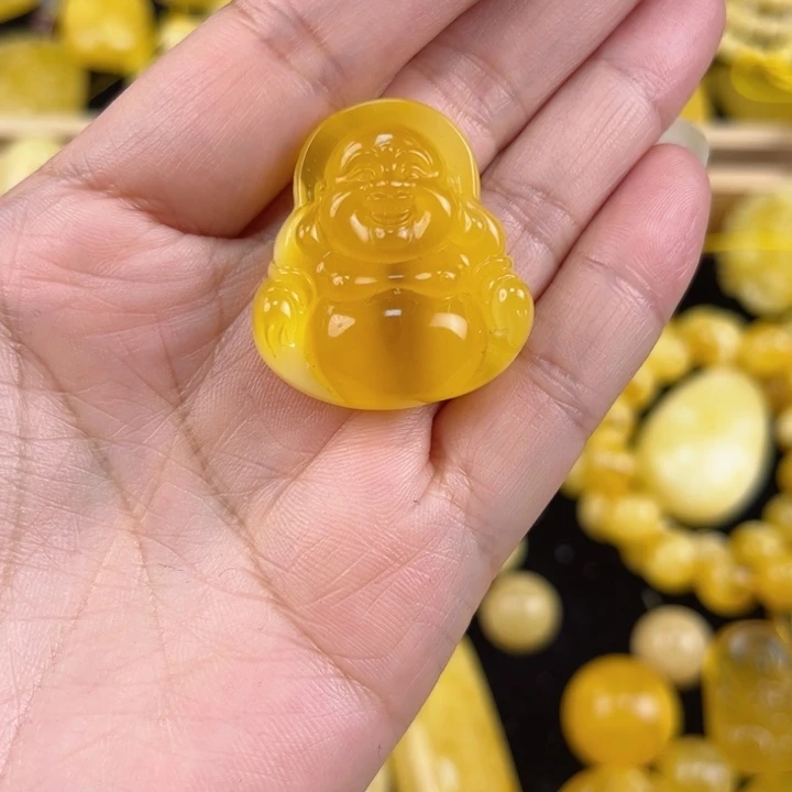 琥珀珠宝奇石未镶嵌金*琥珀，