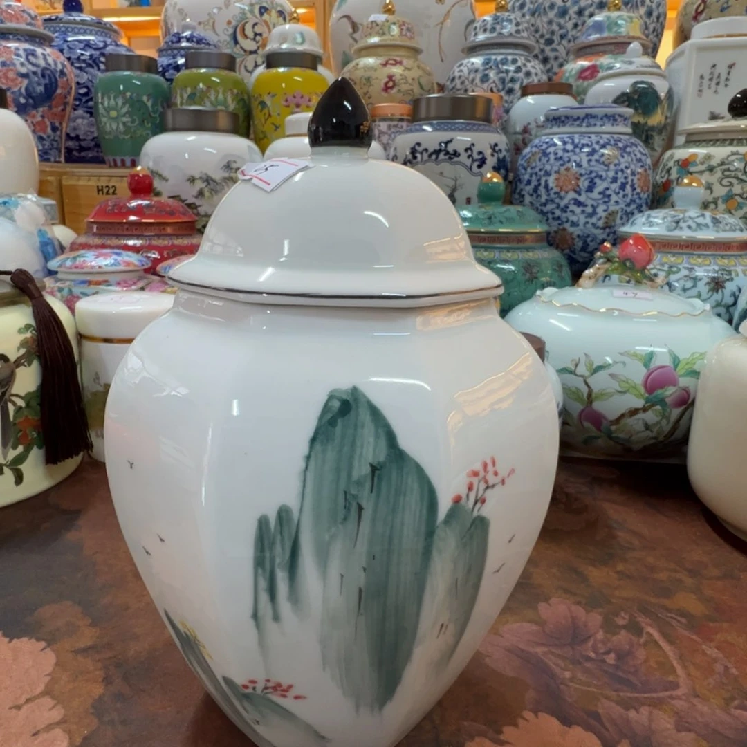 家用陶瓷茶叶罐.