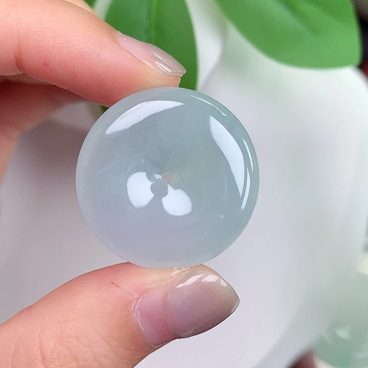 翡翠未镶嵌颈饰26.8-4.8mm
