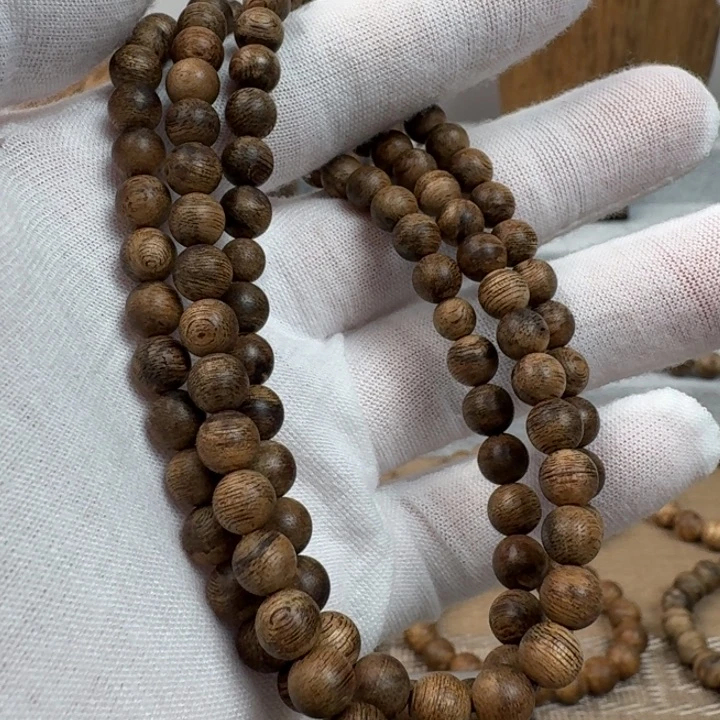 沉香手串惠安土沉多圈沉香手串0.6规格13.3克