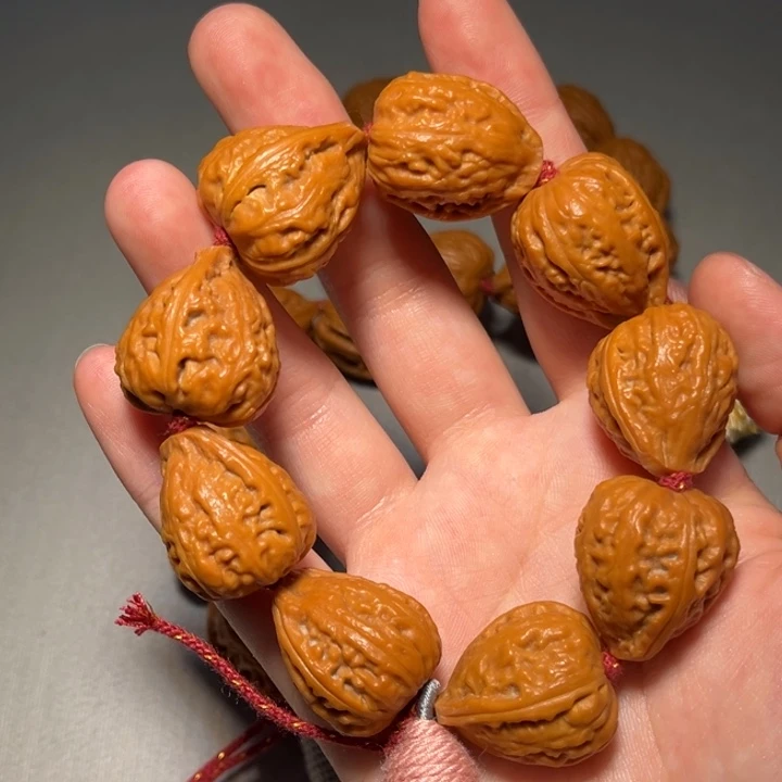 文玩核桃吊坠桃心手串476