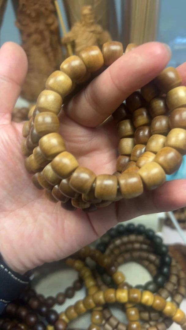 老山檀香1011直切珠108颗奶香