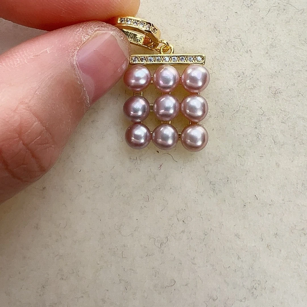 淡水珍珠耳饰未镶嵌