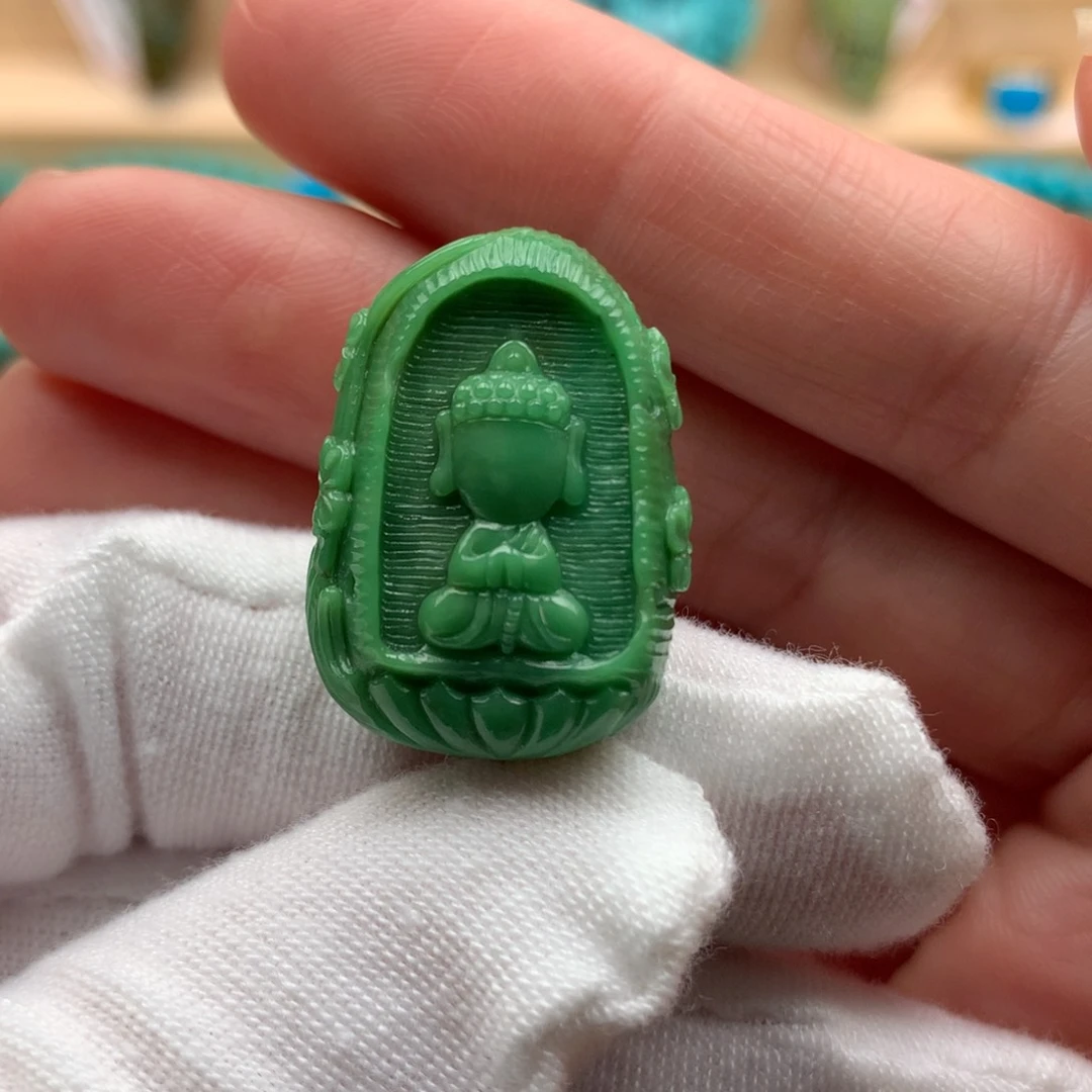未镶嵌绿松石珠宝半成品