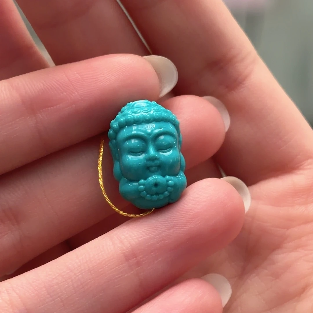 绿松石未镶嵌颈饰