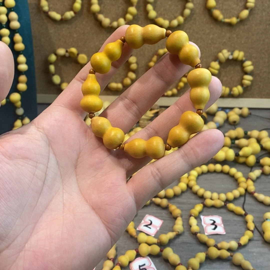 心****生纯天然小葫芦手串