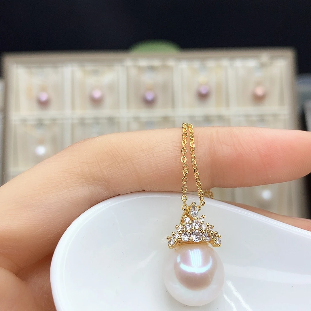 淡水珍珠合金颈饰