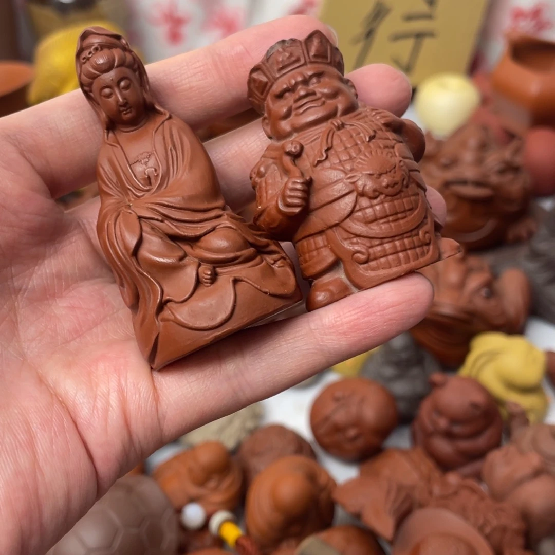 紫砂茶宠素**花紫砂瑕疵