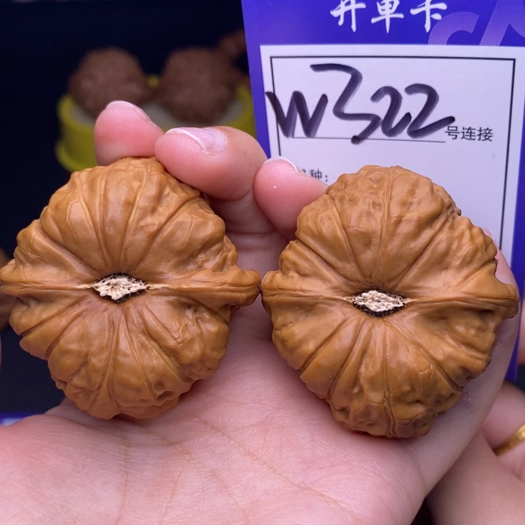 吊坠文玩核桃W322链接 全品南瓜墩44尺