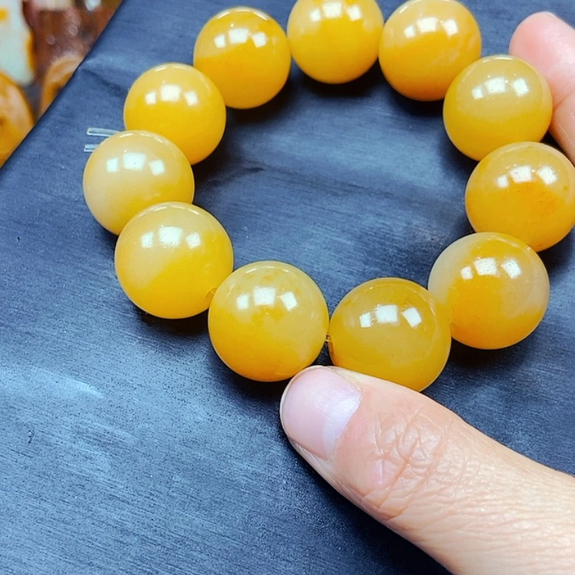 【闪购商品】石英质玉（黄龙玉）颈饰未镶嵌