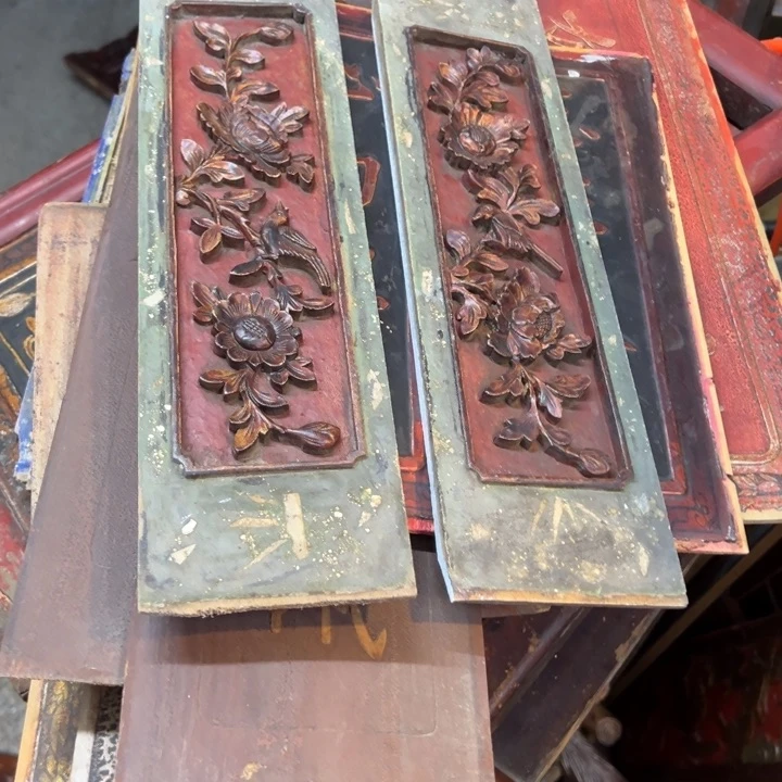 【闪购商品】香榧木鸿**年老木雕花板艺术