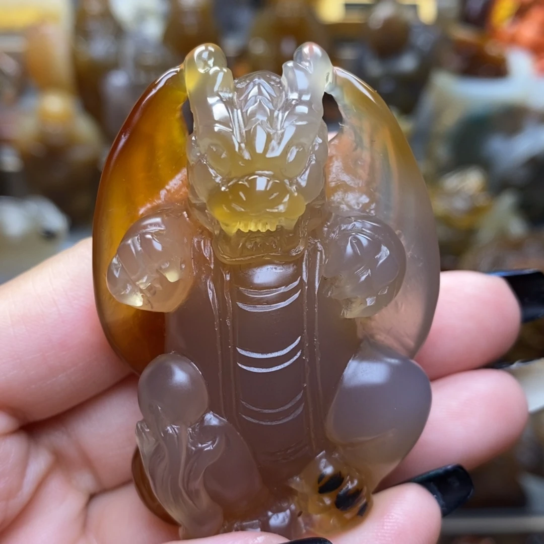 玛瑙/玉髓把件未镶嵌