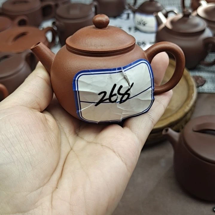 茶壶紫砂朱泥，小品，，，，，，，