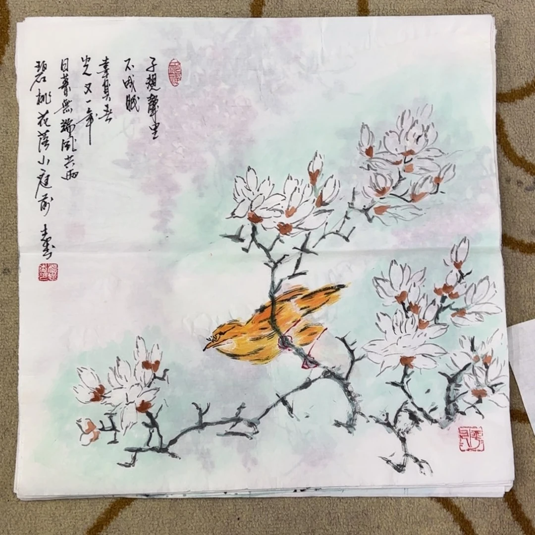 国画杨志杰50-50花鸟作品艺