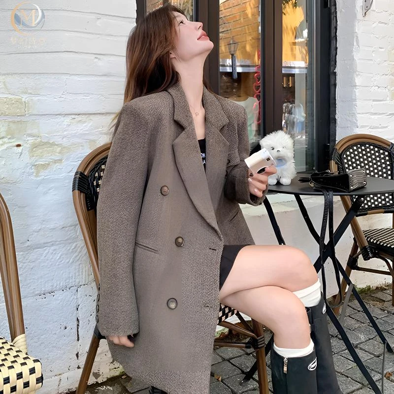 新款时髦小个子秋季2025爆款复古高级感超吸睛女式痞帅炸街风女装