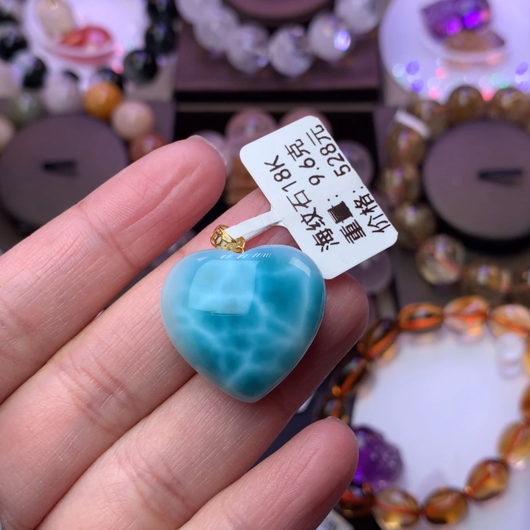 针钠钙石（海纹石）颈饰未镶嵌?****?吊坠