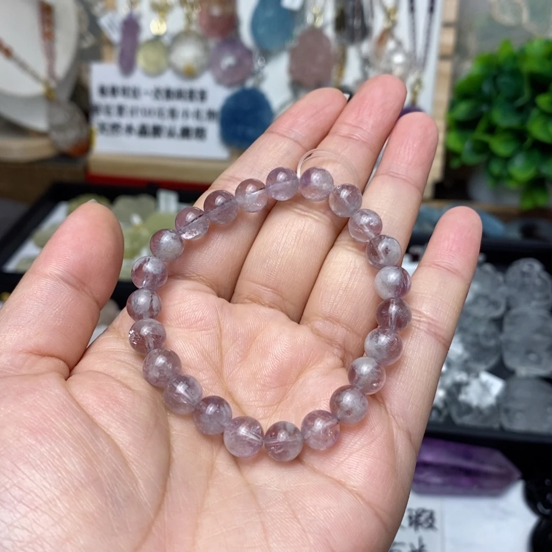 水晶颈饰未镶嵌紫水串