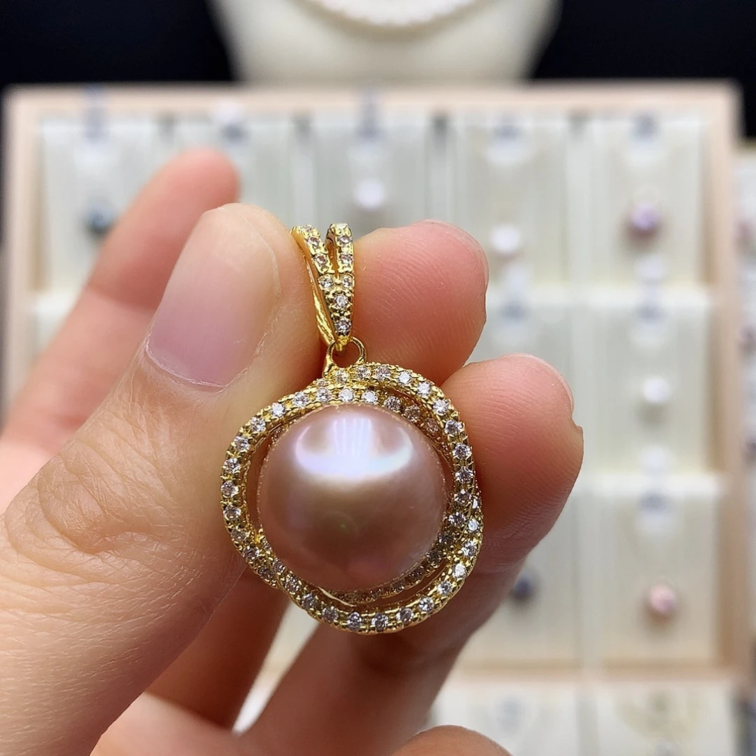 合金淡水珍珠颈饰