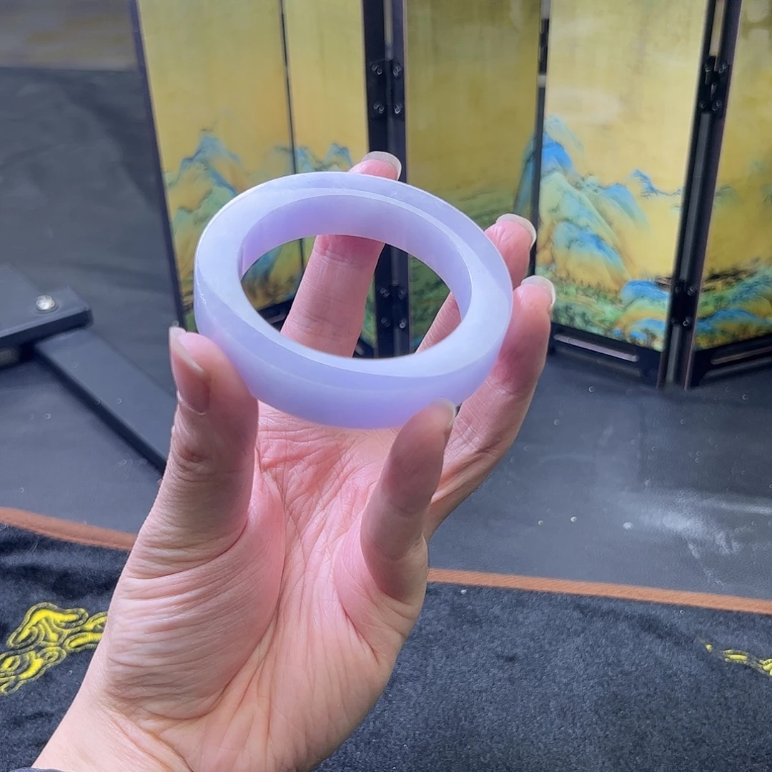 定制翡翠未镶嵌天然翡翠手镯