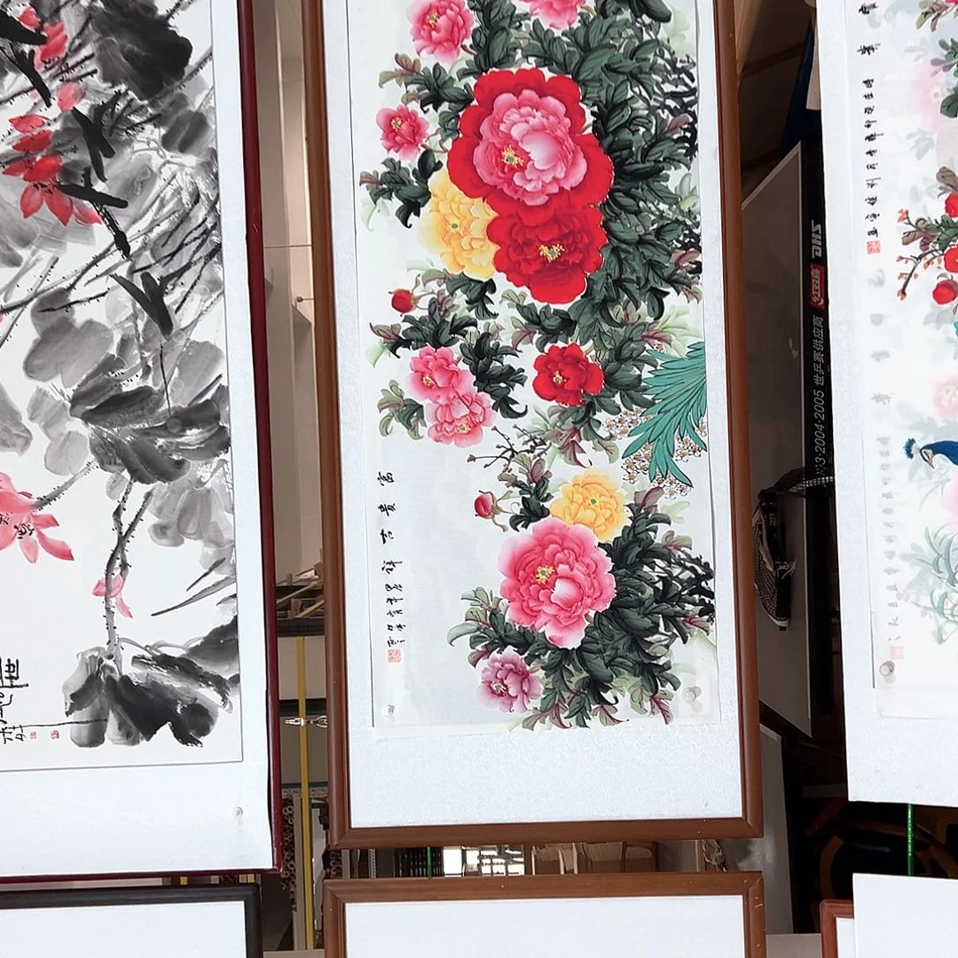 国画工*师手绘作品质量不错